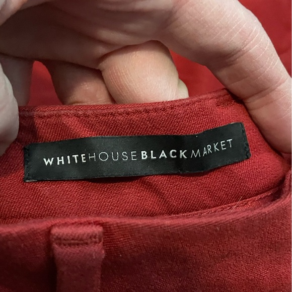White House‎ black market red the slim pants size 6 - Picture 6 of 8